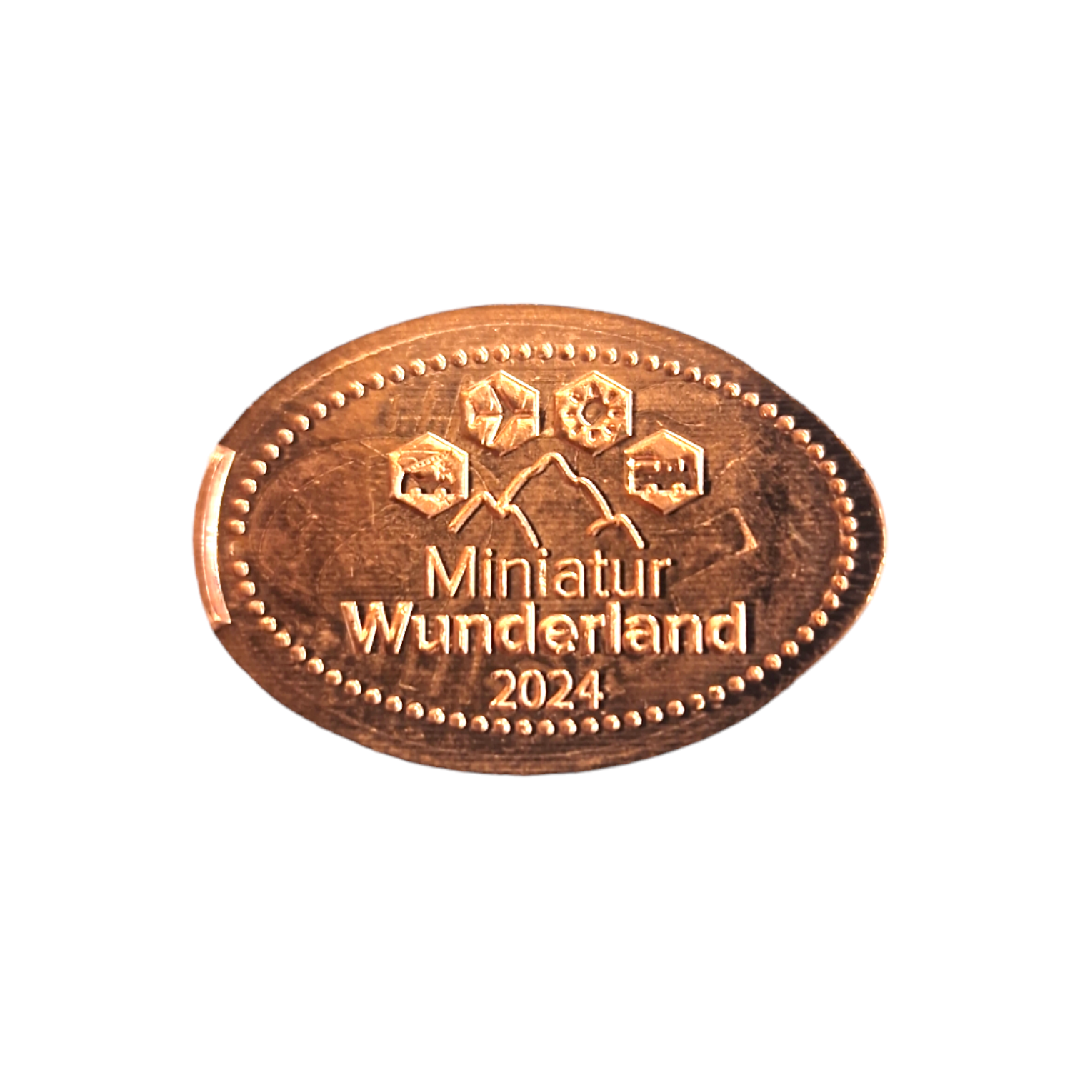 Elongated Coin Motif "2020"