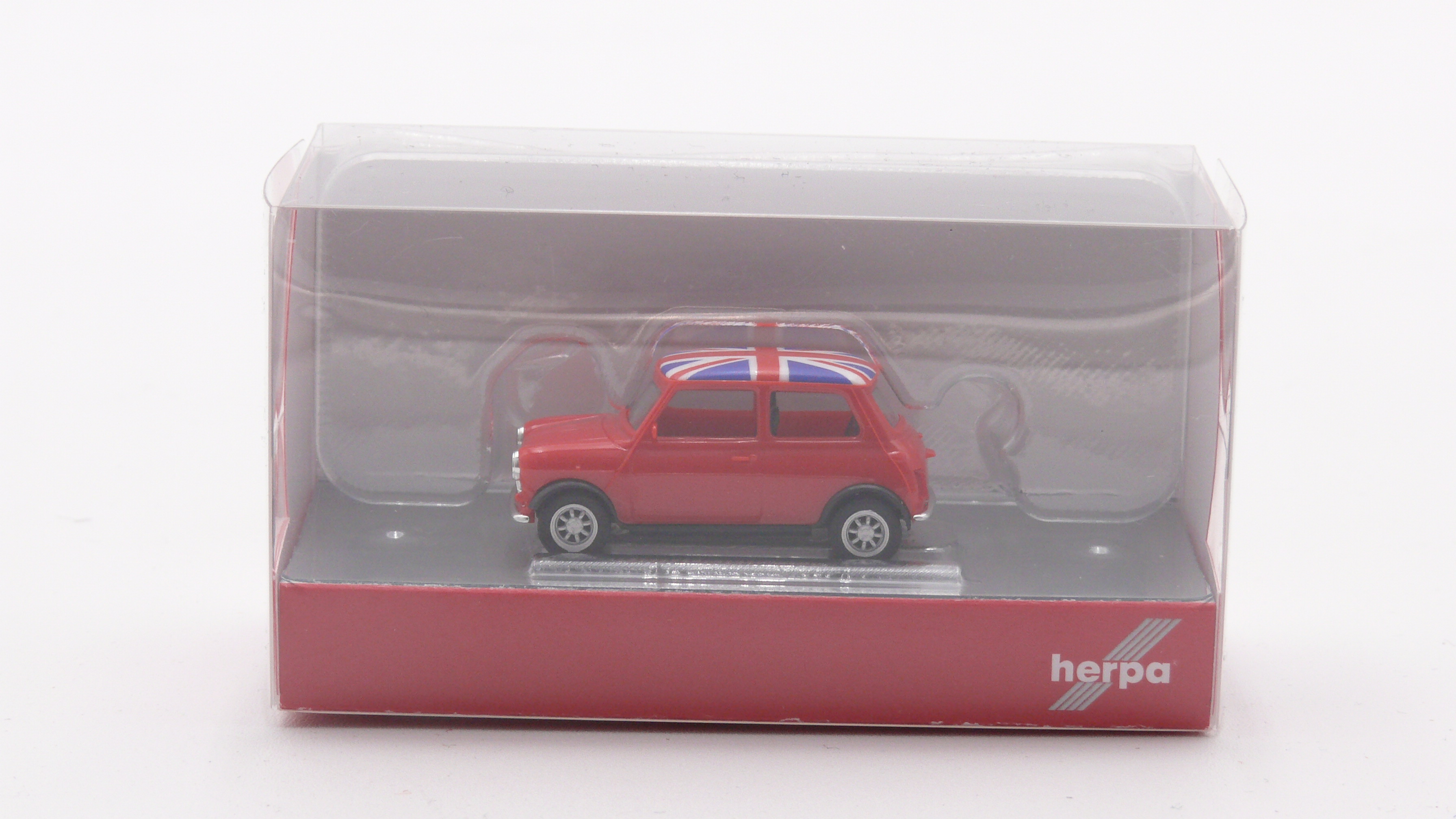 Herpa 955546 Mini Cooper Union Jack "Exklusiv Wunderland" Modellfahrzeug H0 1:87 