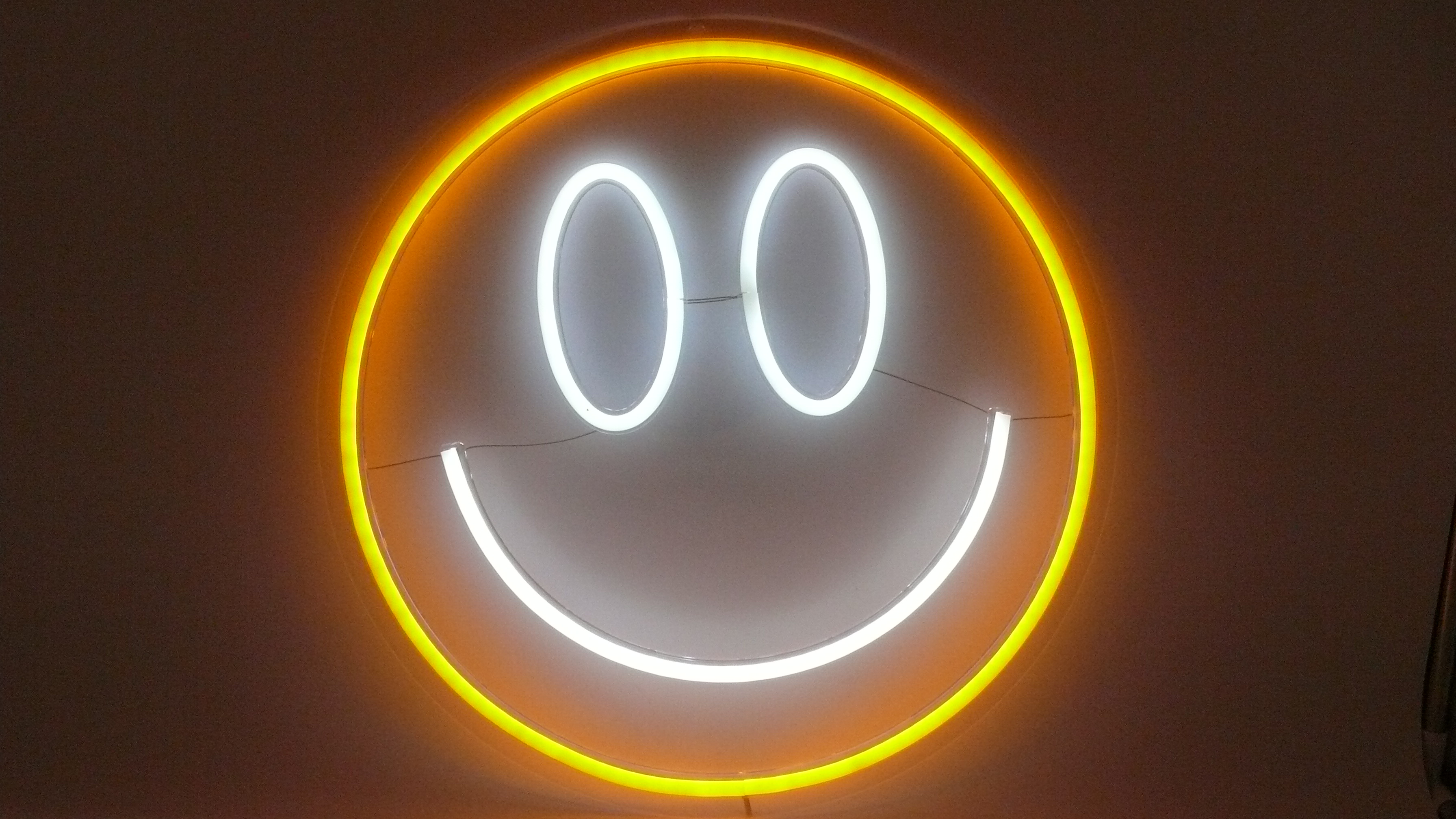 Neonlampe Smiley