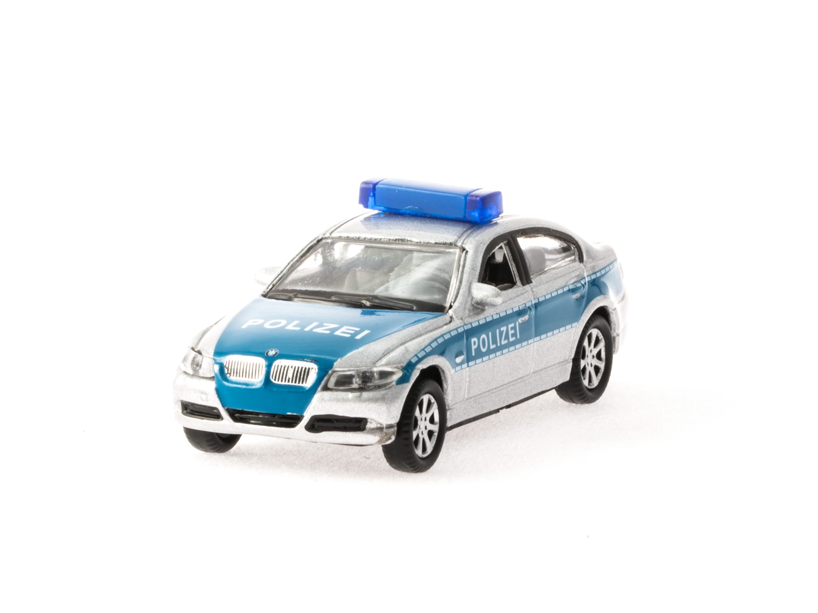 Welly 73113 H0 BMW 330i Polizei (blau)