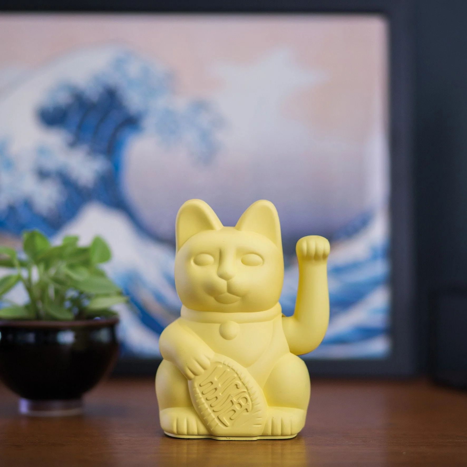Winkekatze / Maneki Neko | Classic - Yellow  Winkekatze / Maneki Neko | Classic - Yellow